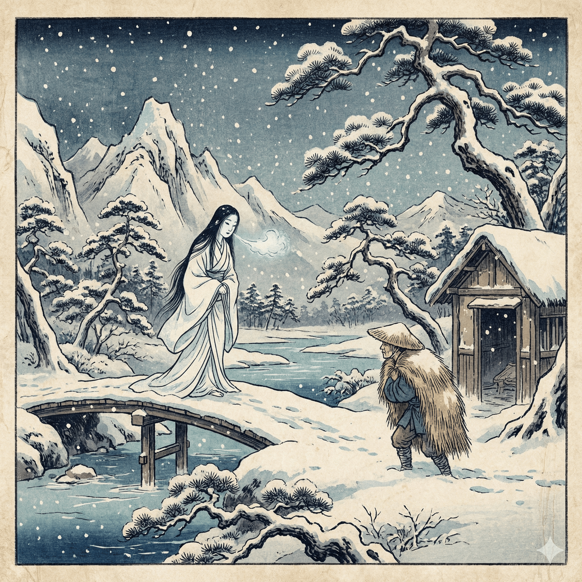 雪女のイラスト